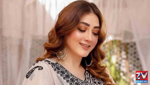 Momina Iqbal speaks to the media after filing a harassment complaint against a PML-N politician, addressing the issue publicly with a serious expression.