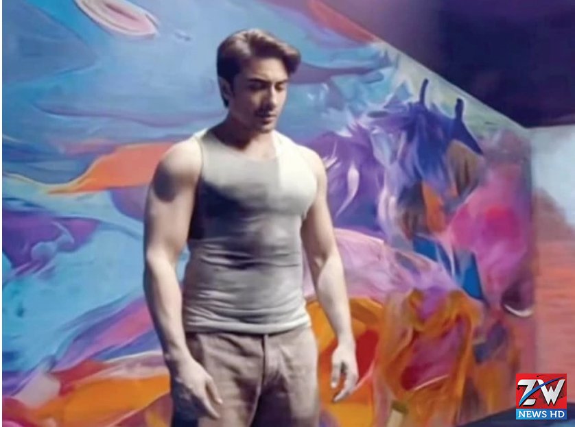 Ali Zafar uses AI technology to animate and bring his 2002 college painting to life in a creative video shared online.