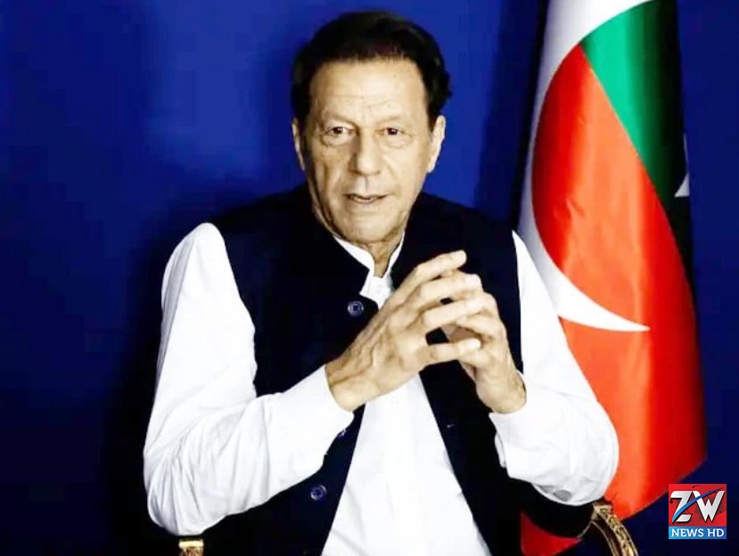 A political image featuring former Prime Minister Imran Khan reacting to the Islamabad High Court’s decision granting him one final opportunity in a legal matter.