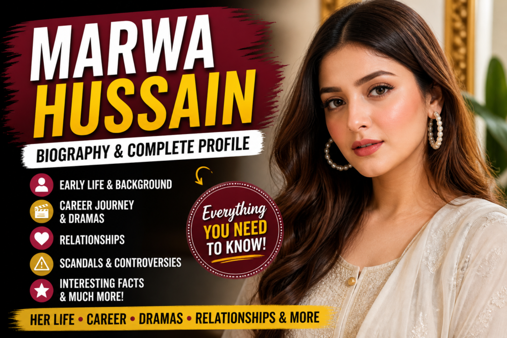 Pakistani actress Marwa Hussain professional photoshoot image for blog feature