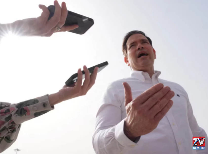 US Secretary of State Marco Rubio speaks to reporters in New Delhi while discussing ongoing negotiations with Iran and the possibility of a deal being finalized soon.