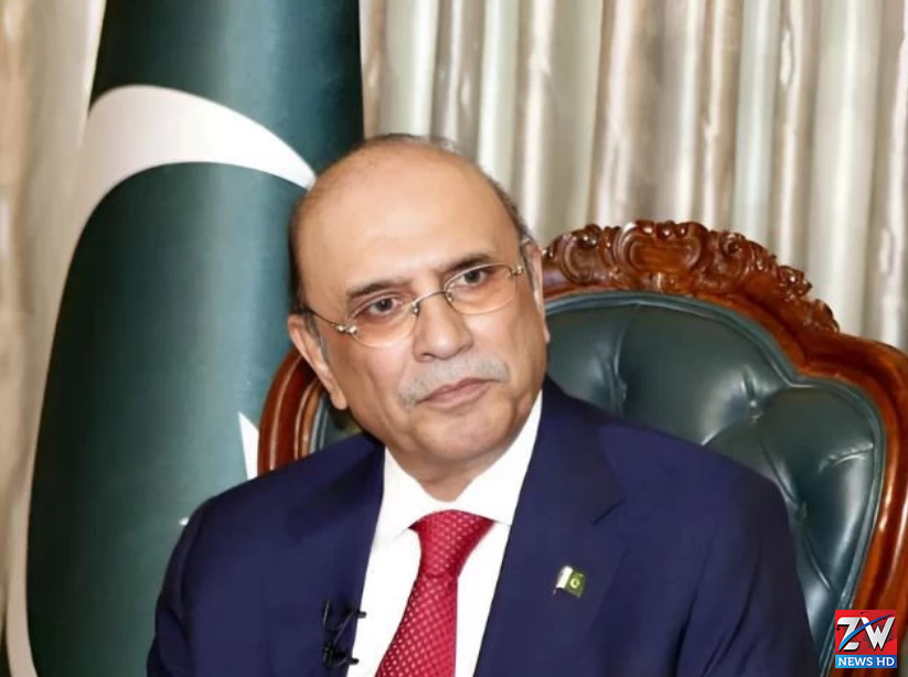 President Asif Ali Zardari attends an official event amid discussions about civil-military relations and political power in Pakistan.