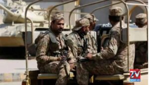 Security forces prevent a suicide attack on an army post in South Waziristan as injured individuals receive assistance at the scene.