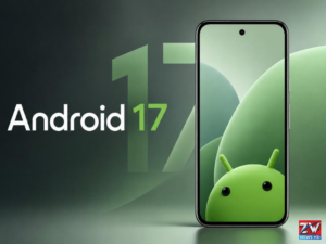 Android 17 Pixel interface showing AI-powered features, redesigned UI, and improved system performance on a modern smartphone screen