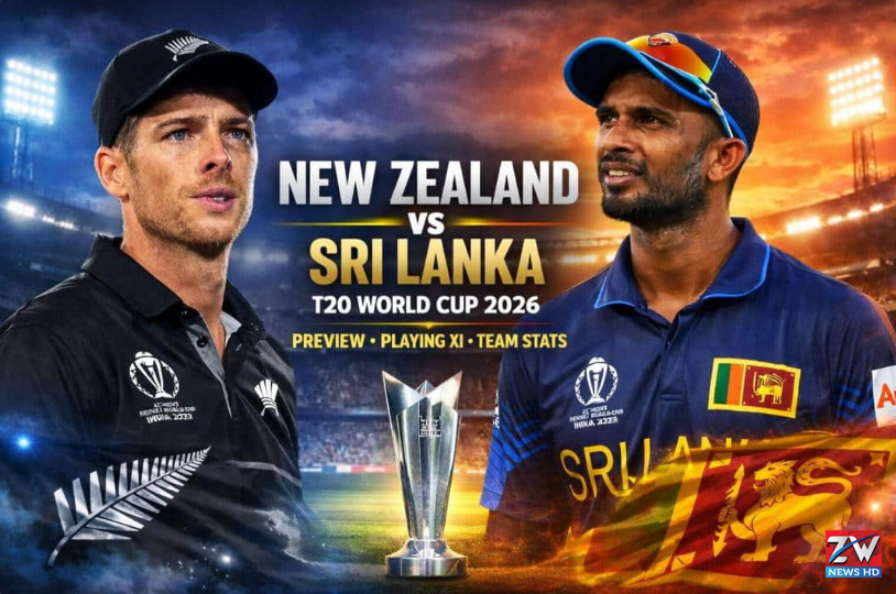 New Zealand vs Sri Lanka cricket match preview showing key players, head-to-head stats, pitch conditions and prediction for 2026