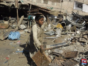 8.6 million children working in unsafe and harsh conditions, highlighting the global child labor crisis.
