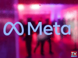 Meta logo displayed on a building as a lawsuit alleges the company used AI to identify employees with health conditions for layoffs.